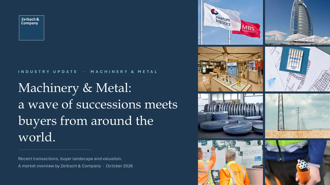 Industry Update Machinery and Metal October 2026, page 1
